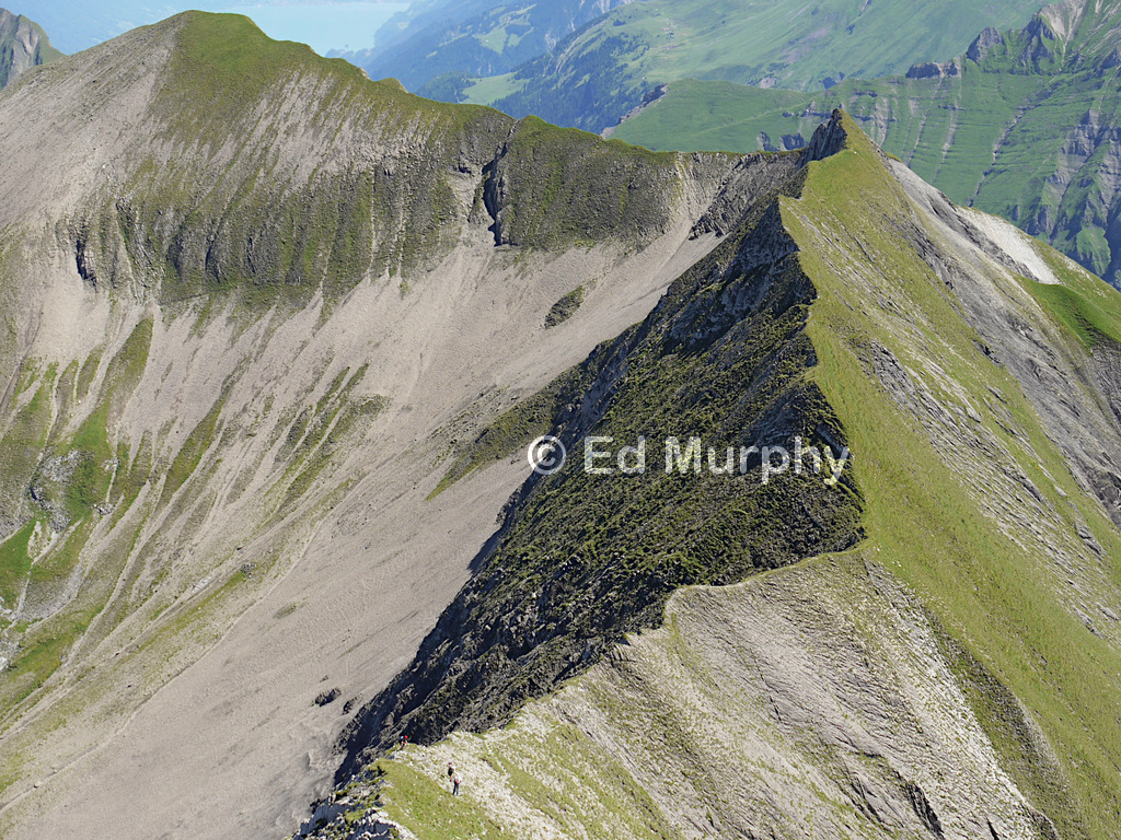 The northeast ridge of the Dreispitz
