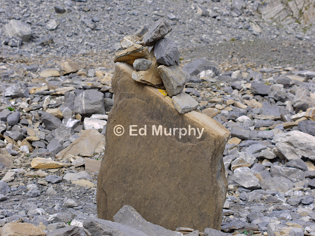 Cairn art at the L&auml;mmeren Hut