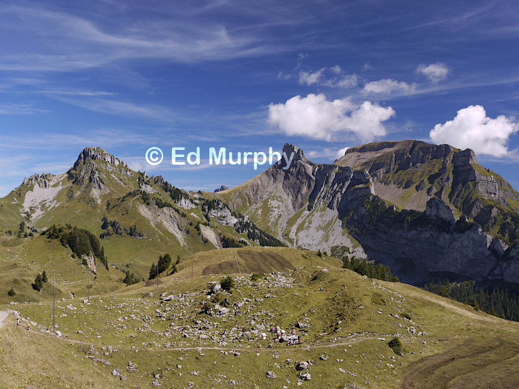 The Laucherhorn and the Winteregg from Schynige Platte
