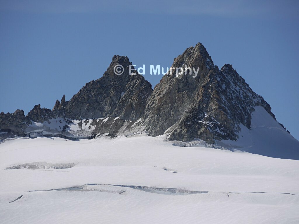 The Aiguille du Tour (left of centre)