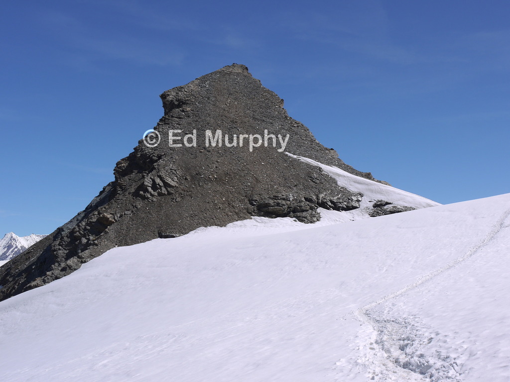The Mettelhorn above the Hohlicht Glacier