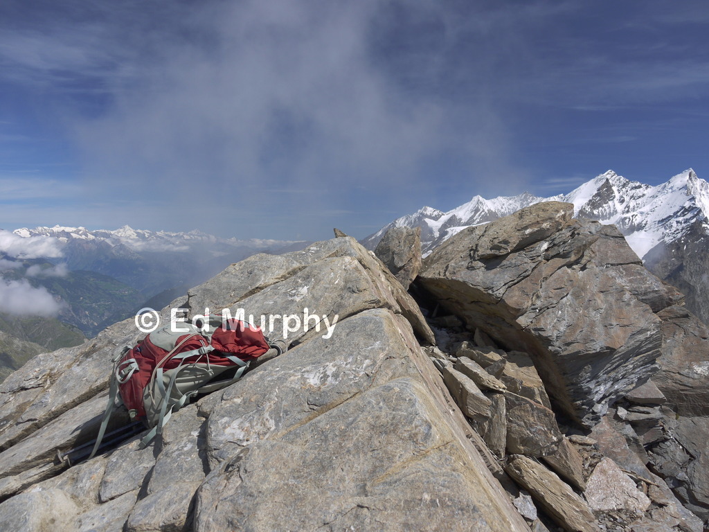 The summit rocks of the Mettelhorn