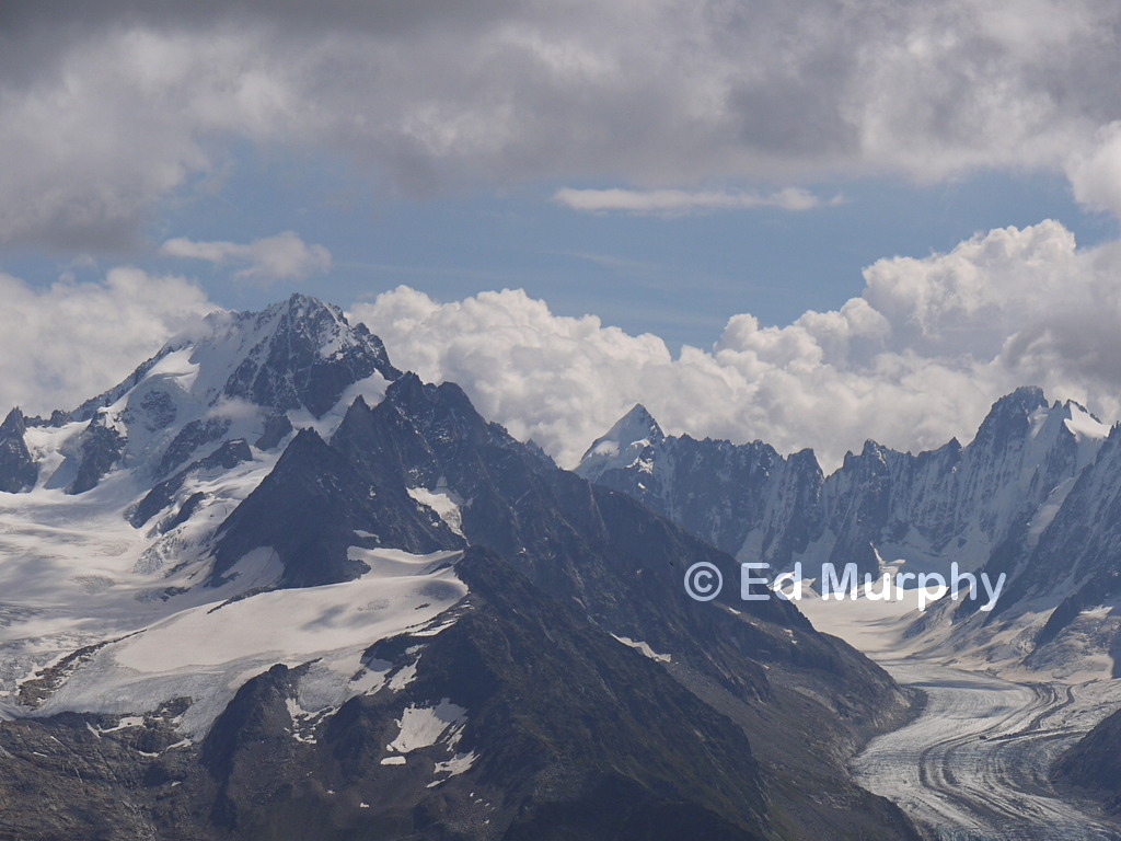 The Aiguille du Chardonnet and the Argenti&egrave;re Glacier