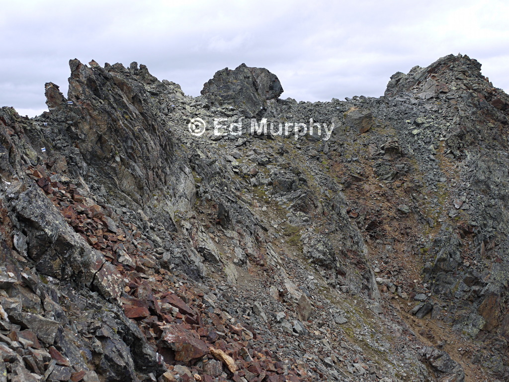 A rougher part of the Augstbord Ridge