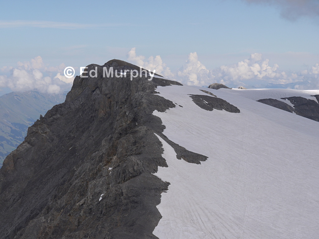 The Mittelgipfel (middle peak) of the Wildstrubel massif
