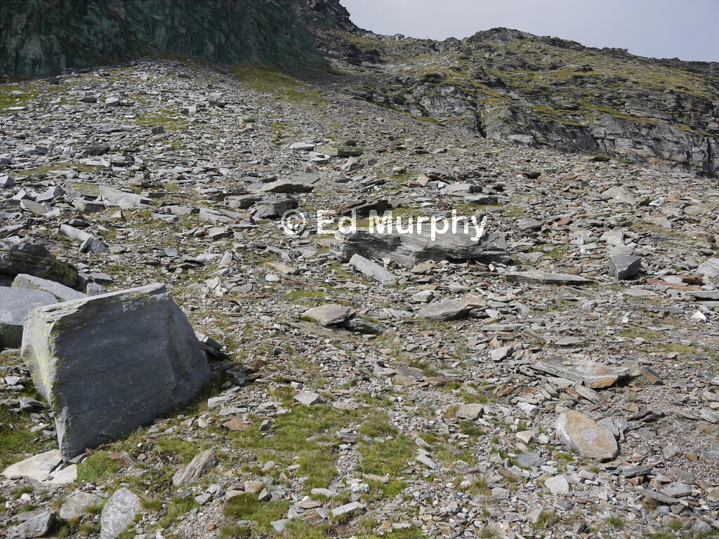 Rubble fields on the way up the Madom Gr&ouml;ss
