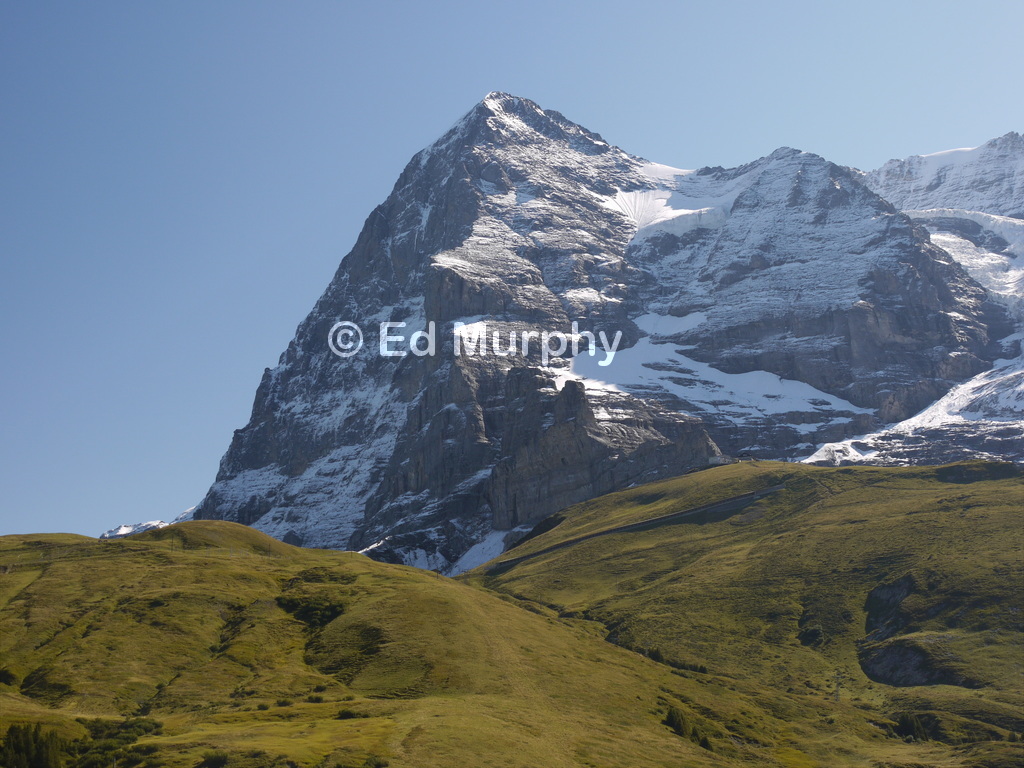 The Eiger (3970 M.) from the Wengernalp