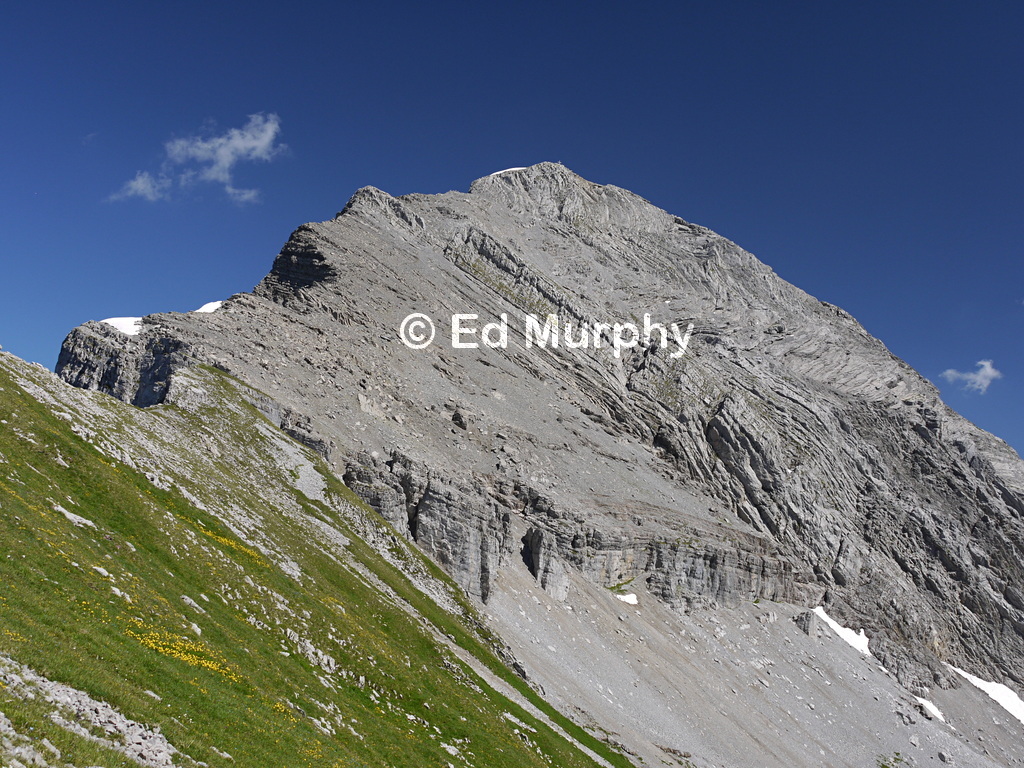 The west face of the Hutstock