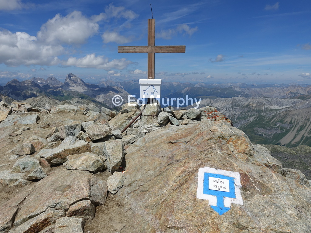 Piz Ot's well-marked summit