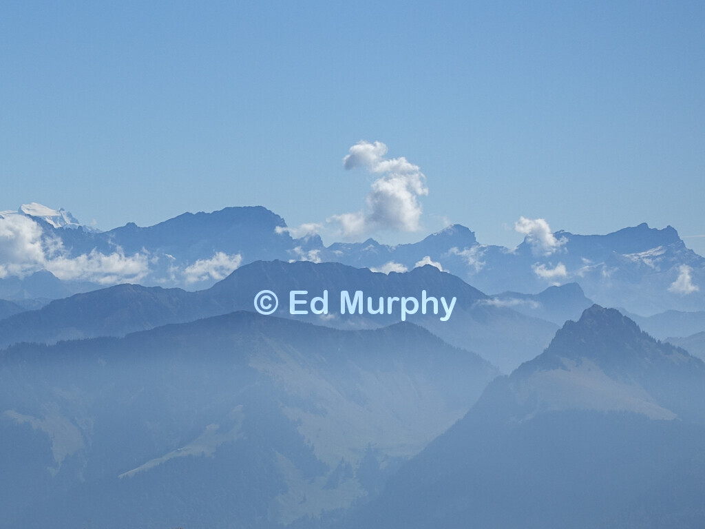 The view to the Grand Muveran and the Dent de Morcles
